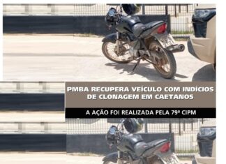 Caetanos: Polícia Militar desarticula clonagem e recupera veículo